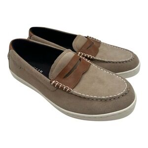 Cole Haan Nantucket Penny Loafer Mens Sz 9‎ Birch Beige Slip On Shoes C39800